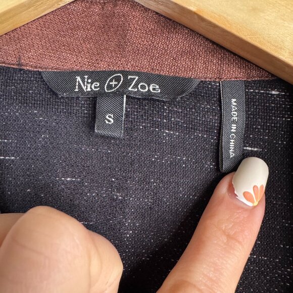 Striped Brown and Black Women's Top - Picture 7 of 10